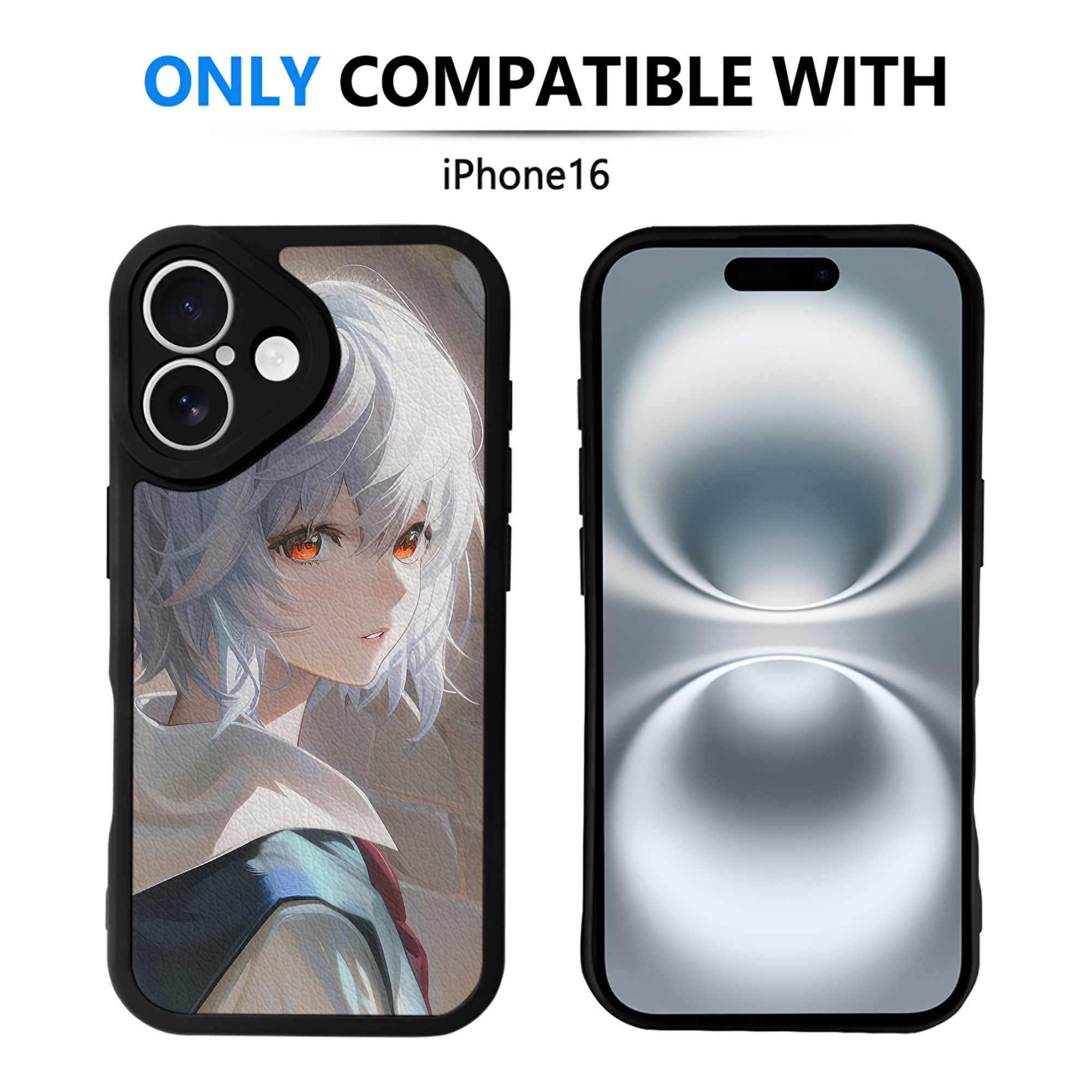 （画像用） EVA 新世紀エヴァンゲリオン 【iPhone 16シリーズ対応】シリコンスマホケース（レザー調） 材質：シリコン